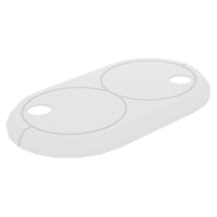 Billede af Dobbelt roset til radiator, justerbar, 28 mm