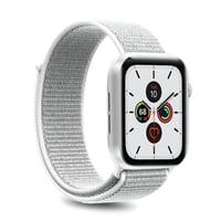 Se Apple Watch-rem, 42-44 mm, S/M og M/L, nylon, hvid hos WATTOO.DK