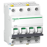 Acti9 Schneider Electric IC60N - Automatsikring, C 10A, 3P+N, 6kA, 4 modul