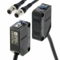 Fotoaftaster gennemgående bjælke Sn = 15 m PNP plast rød LED 0,3 m PVC-kabel med M8 4-polet E3Z-T81-