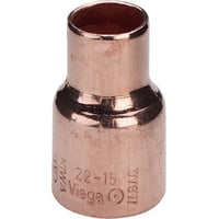 Lodde muffe, reduktion, 22 x 18 mm