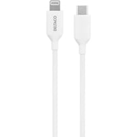 DELTACO Deltaco Ladekabel USB-C til Lightning, 2 m, hvid 7333048055828 Modsvarer: N/A