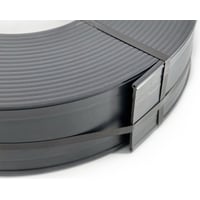 ECCOborder kantskinne, 140 mm, 25 m rulle, sort genbrugsplast