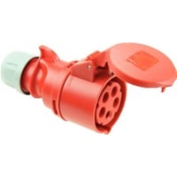 CEE mellemled, 32A, 5P, 400V, IP44, rd