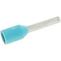 Elpress – Isoleret terminalrør, 0,25 mm² / 6,0 mm, lysblå (farvekode Weidmüller) - 100 stk