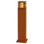 SLV RUSTY 70 cm pullert, firkantet, E27, rusten brun