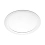 SG Armaturen Sense Panel 495 LED, et rundt hvidt armatur med en smal mørkegrå kant og en mat akryl afskærmning.