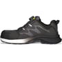 Activewear Knox 5100 sikkerhedssko i sort, str. 47, vist i profil med FitGo-lukning og lys sålkant.