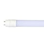 V-TAC Samsung LED-rør T8 set vandret med nærvisning af den hvide G13-fatning og to metalstifter.