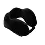 Travel Blue Tranquility Pillow i sort fra en anden vinkel, der fremhæver den ergonomiske støtte til rejsebrug.
