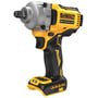 DeWalt 18V XR 1/2" slagnøgle, DCF891N-XJ, viser det gule og sorte design med "XR Brushless" mærkat og 1/2" firkant.