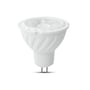 V-TAC 6,5W LED spotpære, MR16 GU5.3, set fra siden med de to ben nederst.