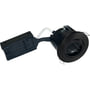 Uni Install indbygningsspot, inkl. LED-pære (Nordtronic Value / CRI>90 FlickerFree / 5W / 400lm / 38° / 3000K / dæmpbar<5%), GU10 (230V), rund, sort (mat) – Nordtronic