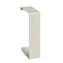 Wibe Udjævningssæt WGX-S US i hvid RAL1013/70 med dimensioner 120x65 mm, vist fra siden med en ensfarvet baggrund.