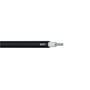 NKT solcellekabel H1Z2Z2-K, sort, 1x4mm². Kabelisolering og kappe ses tydeligt på hvid baggrund.
