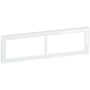 LK FUGA – Pure dobbelt design ramme uden midtersprosse, 2x2 modul, hvid (glas)