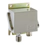 Danfoss EMP2 tryktransmitter med 0-10 bar måleområde og 4-20mA output, monteret på vægbeslag, vist med 1/2" tilslutning.