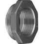 Isiflo overgangsmuffe model 149, 40 mm x 1" indvendigt gevind, fremstillet af afzinkningsbestandig messing med tydelig markering af dimensioner.