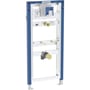 Geberit Duofix urinalelement, 112-130 cm, universal. Stålramme med måleskala, justerbare fødder og synlige vandtilslutninger.