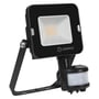 Ledvance Floodlight Compact Value projektør med sensor, IP65, 4000K, 1000lm, sort