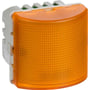 FUGA, Signallampe med LED pære (blink eller konstant lys), 12Vac/dc, 1 modul, gul – Lauritz Knudsen