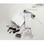 Loevschall Stella 3-kit med tre spots i alu, driver, ledninger og skruer lagt frem til installation.