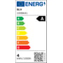 SLV LED pære energimærkat viser energiklasse A med 4 kWh/1000h og QR-kode.