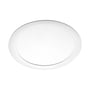 SG Armaturen Sense panel 495 TW led med smal hvid aluminiumsramme og prismatisk akryl afskærmning.