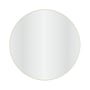 Loevschall Refine rundt spejl med en diameter på 100 cm og en elegant, børstet messingfarvet metalramme.