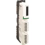 Detaljeret billede af Schneider Electric STB KIT, model STB4AV00200D, med fokus på mærkater og de to sæt tilslutningsklemmer A og B.