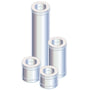 MetalbestoS Multi50, rustfri stålskorstens-længde, 4" (Ø100/200 mm), 955 mm installeret længde (1000 mm total), blank – MetalbestoS