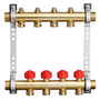 Roth – Manifold 7 + 7 afgange, uden flowmeter på fremløb, til Ø20-18-16-15 mm pex-rør