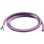 Schneider Electric Canopen standard kabel, løst og bøjet, med synlige indre ledninger ved enden og en LSZH yderkappe i lyslilla.