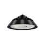 LEDlife 200W LED highbay med 150lm/W, IP65, Sosen driver, 0-10V dæmpbar, vist forfra med lukket kabinet.