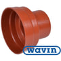 Wavin – Glat PP overgang til betonspids - Ø140 x Ø110 mm