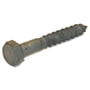 Fransk skrue DIN 571, FZV varmgalvaniseret, M10x40mm