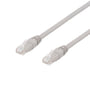 DELTACO U/UTP Cat6a patch kabel, halogenfri, 0,5 meter, grå