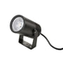 SG Armaturen Spot Hovden Maxi LED i grafit med 23W effekt og 36 graders spredningsvinkel, monteret med beslag og kabel.