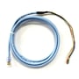 Omron S8BW-C02 UPS tilslutningskabel med RJ45-stik i den ene ende og afisolerede ledninger i den anden.