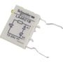 Schneider Electric LA4KC1B diode til 12-24V DC frontmontering med kredsløbsdiagram trykt på hvidt hus.