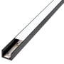 SG Armaturen StripLine profil i sort aluminium med en længde på 1.8 meter og synlig LED-strip indeni.
