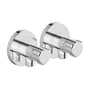 Damixa stopventil i forkromet messing med standard greb, 1/2"x3/8" tilslutning, fremstillet af messing.
