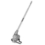 Makita WA400MP ukrudtsjern med en samlet længde på 22 cm, viser det robuste metalhåndtag og ukrudtsbladet.