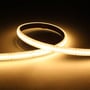 Ansell Lighting P-Cell LED strip, 5 meter lang og 10mm bred, viser varmt hvidt lys med synlige LED dioder.