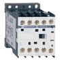 Schneider Electric TeSys K kontaktor LP1K1201BD 12A 24V DC med 1NC hjælpekontakt på DIN-skinne montage.