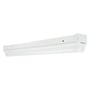 Det hvide LEDVANCE Linear Ultra Output LED-armatur på 600 mm ses i sin fulde længde med endekappe og lysspreder.