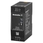 Weidmüller PRO BAS 240W 24V 10A strømforsyning med frontpanel, der viser mærkning og justeringsmuligheder for udgangsspænding.