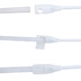 Detaljebilleder af LEDlife Neon COB LED strip, der viser samlingerne og tilslutningsstykker til montering.