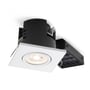 Uni Install indbygningsspot, inkl. LED-pære (Philips Hue White / CRI>80 / 6W / 400lm / 36° / 2700K / dæmpbar), GU10 (230V), firkantet, hvid (blank) – Nordtronic, Philips Lighting