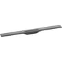 Hansgrohe 900 mm afløbsrende med børstet overflade og Dryphon teknologi, klar til vægmontering.